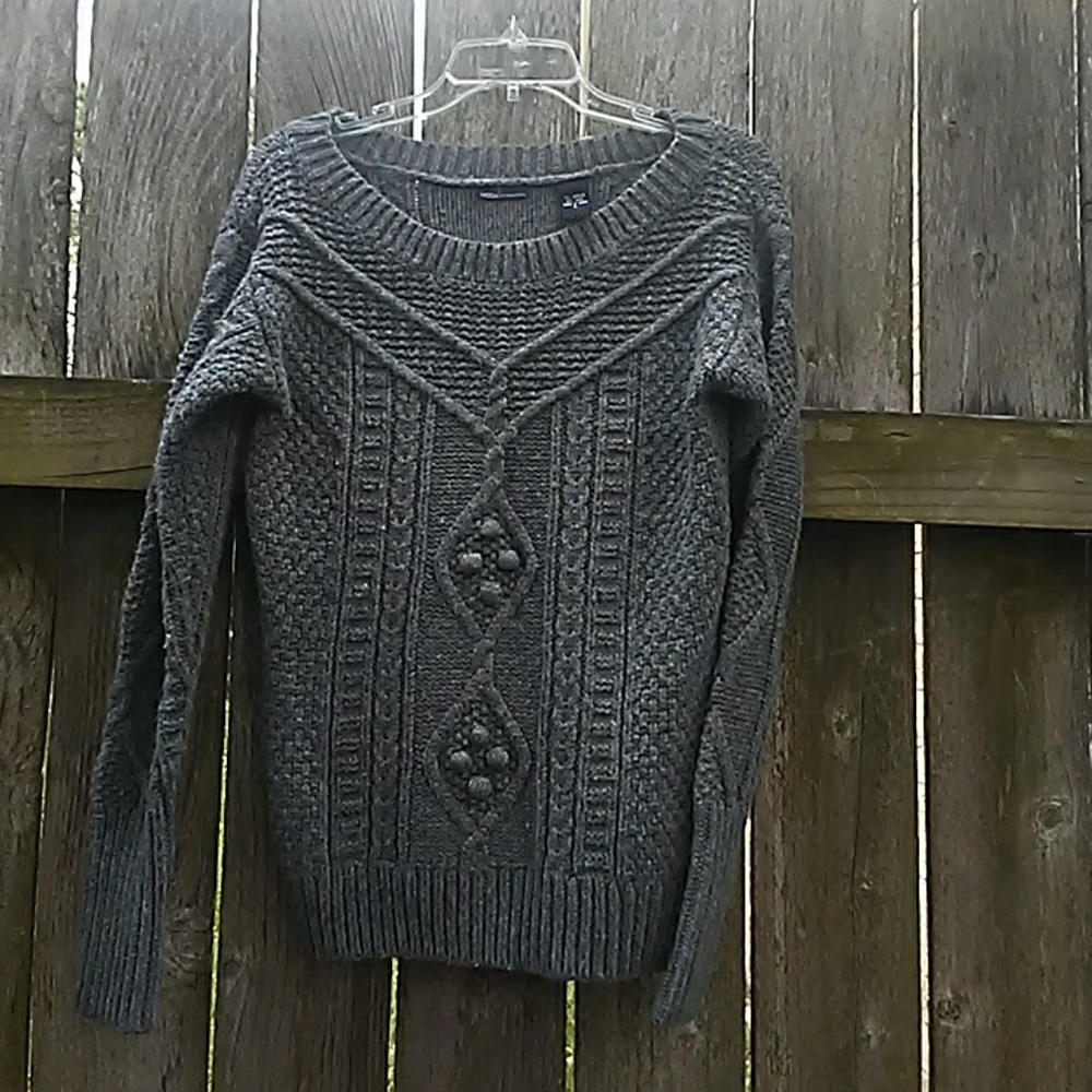 Thick grey sweater